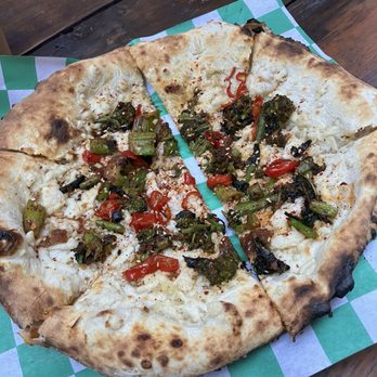 Vegan Pizza Land - Broccolini pizza - Pizza Near Me - Easthampton, Massachusetts Vegan Pizza Land - Broccolini pizza - Pizza Near Me - Easthampton, Massachusetts