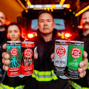 Fire Department Coffee - Fire Department Coffee's Nitro-Charged Shellback Espresso, Nitro-Charged Latte, Nitro Vanilla Bean Bourbon, and Nitro Irish Coffee - Coffee Roasteries Near Me - Rockford, Illinois Fire Department Coffee - Fire Department Coffee's Nitro-Charged Shellback Espresso, Nitro-Charged Latte, Nitro Vanilla Bean Bourbon, and Nitro Irish Coffee - Coffee Roasteries Near Me - Rockford, Illinois