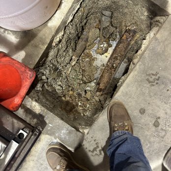 Legendary Plumbing - Old cast iron underneath the concrete slab Repair - Plumbing Near Me - Bellflower, California Legendary Plumbing - Old cast iron underneath the concrete slab Repair - Plumbing Near Me - Bellflower, California