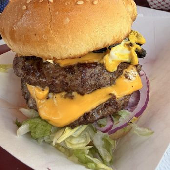 Char-Pit - Double cheeseburger - American Near Me - Kings Beach, California Char-Pit - Double cheeseburger - American Near Me - Kings Beach, California