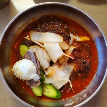 Hansang Tofu - Spicy cold noodles - Korean Near Me - Milpitas, California