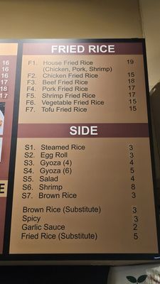Menu photo 1 Nasai Teriyaki at UW Seattle, WA