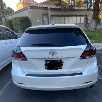 Diamond Tint & Wraps - Black tint only covered half of the rear light - Vehicle Wraps Near Me - Las Vegas, Nevada