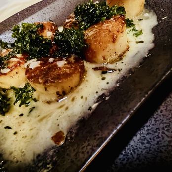 Olea - Scallops with crispy kale - Steakhouses Near Me - Spring Lake, New Jersey