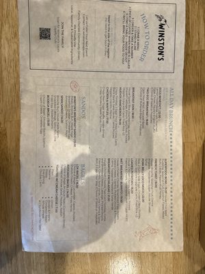 Menu photo 1 Winston’s Cafe & Bakery Napa, CA Menu photo 1 Winston’s Cafe & Bakery Napa, CA