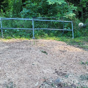 Spaulding Tree Service - After: Gum tree smashed out fencing. - Tree Services Near Me