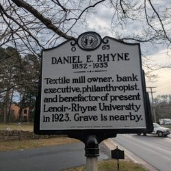 Daniel E Rhyne Historical Marker - Daniel E. Rhyne Historical Marker, Gastonia
