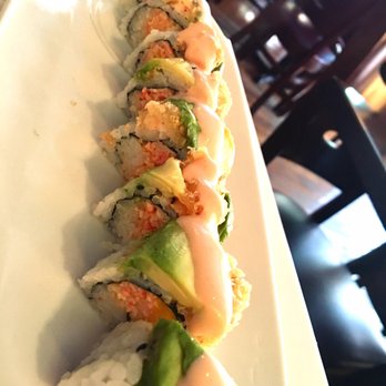 Sushi Palace - Somerville - Lucky Seven (only served on weekends): mango, spicy crab, tempura shrimp avocado, chipotle mayo - Sushi Bars Near Me - Somerville, New Jersey Sushi Palace - Somerville - Lucky Seven (only served on weekends): mango, spicy crab, tempura shrimp avocado, chipotle mayo - Sushi Bars Near Me - Somerville, New Jersey