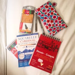 Librairie Passaquin - So happy to have found a shop with art supplies in this lovely little town!