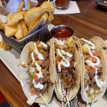 Guy Fieri's Branson Kitchen + Bar - Smoked Pork & Roasted Corn Tacos - Bars Near Me - Branson, Missouri Guy Fieri's Branson Kitchen + Bar - Smoked Pork & Roasted Corn Tacos - Bars Near Me - Branson, Missouri
