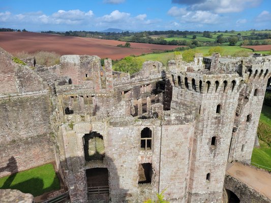 Raglan Castle by null