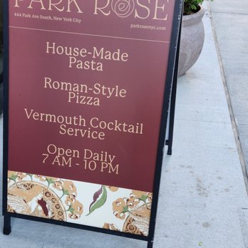 Park Rose - Italian Near Me - New York, New York