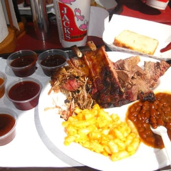 Jack's Bar-B-Que - three meat plate - Barbeque Near Me - Nashville, Tennessee Jack's Bar-B-Que - three meat plate - Barbeque Near Me - Nashville, Tennessee