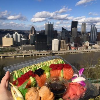 Little Tokyo Bistro - Far to close - Dean Roll, Discovery Roll, and 2 sea urchin (uni). Took this pic at the Grandview Overlook a short drive away. - Sushi Bars Near Me - Pittsburgh, Pennsylvania Little Tokyo Bistro - Far to close - Dean Roll, Discovery Roll, and 2 sea urchin (uni). Took this pic at the Grandview Overlook a short drive away. - Sushi Bars Near Me - Pittsburgh, Pennsylvania