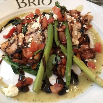 Brio Italian Grille - Grilled Salmon Fresca only 510 calories - Italian Near Me - Murray, Utah Brio Italian Grille - Grilled Salmon Fresca only 510 calories - Italian Near Me - Murray, Utah