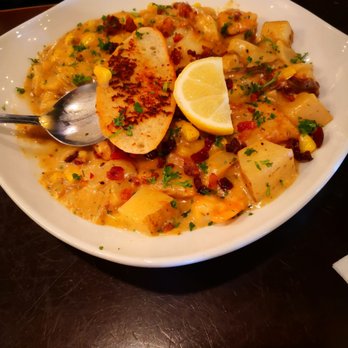Bay Local Eatery - Seafood chowder, Everything price that you think is potato is actually scallops. Mmmmm - Breakfast & Brunch Near Me - Virginia Beach, Virginia Bay Local Eatery - Seafood chowder, Everything price that you think is potato is actually scallops. Mmmmm - Breakfast & Brunch Near Me - Virginia Beach, Virginia
