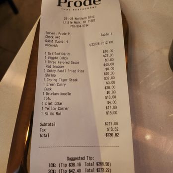Prode - Bill - Thai Near Me - Little Neck, New York Prode - Bill - Thai Near Me - Little Neck, New York
