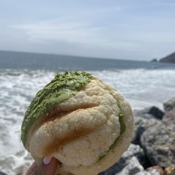 Hamada-ya - Matcha melon pan - Bakeries Near Me - Los Angeles, California Hamada-ya - Matcha melon pan - Bakeries Near Me - Los Angeles, California