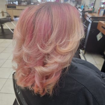 Hair Cuttery - Shadow root with fashion colors, cut and style - Hair Stylists Near Me - Rio Grande, New Jersey Hair Cuttery - Shadow root with fashion colors, cut and style - Hair Stylists Near Me - Rio Grande, New Jersey
