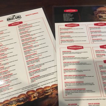 Angus Grill - Menu 8/21 - Burgers Near Me - Wilmington, North Carolina