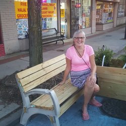 Bench I bought after event was over.