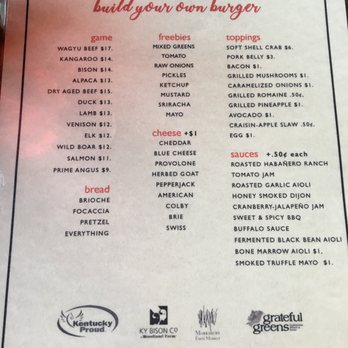 Game - Burgers Near Me - Louisville, Kentucky Game - Burgers Near Me - Louisville, Kentucky