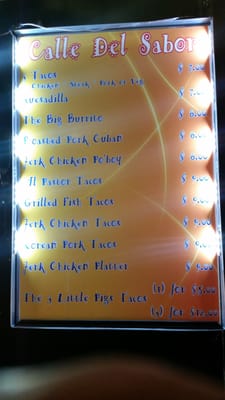 Menu photo 6 Calle Del Sabor Philadelphia, PA