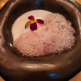 Kiin - Ruby Water Chestnuts with Coconut Sorbet - Thai Near Me - Toronto, Ontario Kiin - Ruby Water Chestnuts with Coconut Sorbet - Thai Near Me - Toronto, Ontario