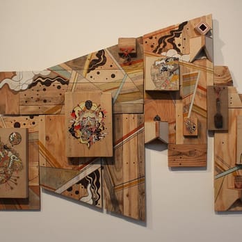 Faultline Artspace - Installation by David Polka in the gallery - Art Galleries Near Me - Oakland, California