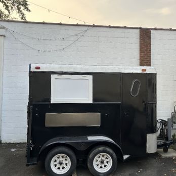 PD Services - Customer bought a lean-to to cover this converted horse trailer . - Landscaping Near Me - Fredericksburg, Virginia