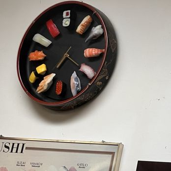 Toshi's - Cute clock. I guess it's always sushi time. - Sushi Bars Near Me - Beaverton, Oregon Toshi's - Cute clock. I guess it's always sushi time. - Sushi Bars Near Me - Beaverton, Oregon