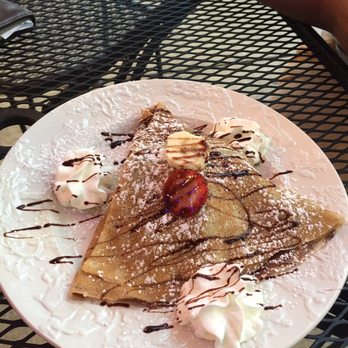 Fenton Cafe - Before it was devoured! Strawberry, banana, and Nutella crepe. - Creperies Near Me - Silver Spring, Maryland