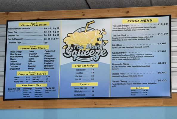 Menu photo 1 The Main Squeeze Kyle, TX