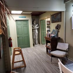 Modoc's Market - Restroom under heavy guard.