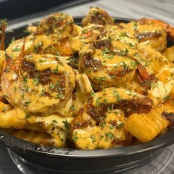 Chef2thebone Fish Fry & More - Blackened Shrimp N Cheese Fries
