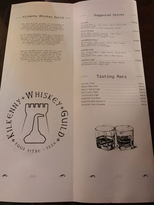 Menu photo 1 The Dylan Whisky Bar Kilkenny, KK Menu photo 1 The Dylan Whisky Bar Kilkenny, KK