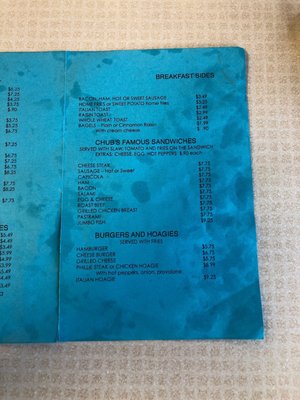 Menu photo 3 Chub's Place Wexford, PA