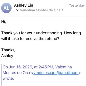 Oscars Mexican Seafood - My email yesterday checking in for when they'd send the refund, to which they ignored. - Mexican Near Me - San Diego, California