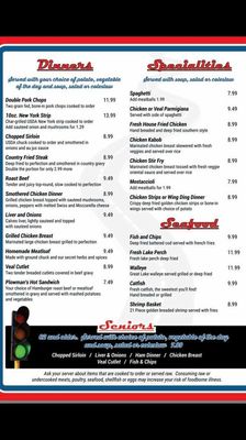 Menu photo 2 Old 23 Grill Ida, MI