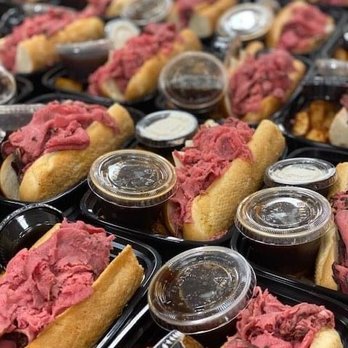 Fresh Taste Meal Prep - Shaved French Dip - shaved roast beef, Swiss cheese, horseradish Aioli, beef jus, sub rolled and served with roasted rosemary potatoes. - Food Delivery Services Near Me - Phoenix, Arizona