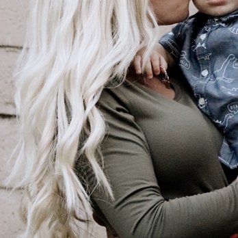 The Blush Door - Bleach blonde with extensions - Makeup Artists Near Me - Orange, California