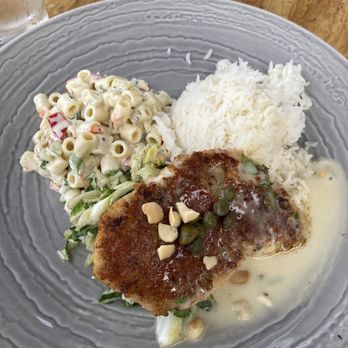 Duke's La Jolla - Sautéed Mac Nut & Herb Crusted Fresh Fish - New American Near Me - La Jolla, California Duke's La Jolla - Sautéed Mac Nut & Herb Crusted Fresh Fish - New American Near Me - La Jolla, California