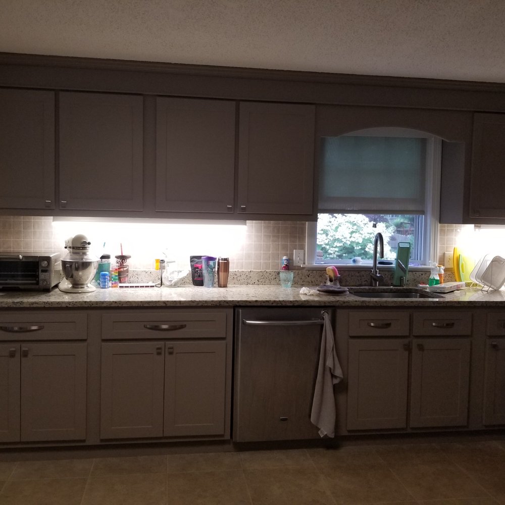 DomestiKitchens - Color is Castlerock Gray with Shaker Doors - Cabinetry Near Me DomestiKitchens - Color is Castlerock Gray with Shaker Doors - Cabinetry Near Me