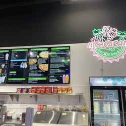 La Michoacana Moderna - Menu