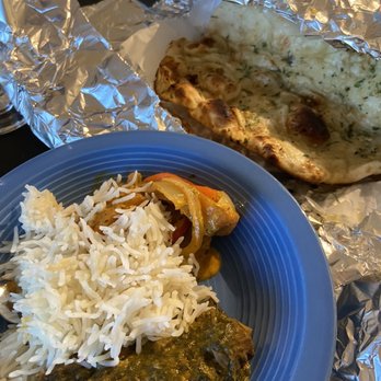 Sher A Punjab - Lamb Saag and Garlic Naan (to go!) - Indian Near Me - Quincy, Massachusetts Sher A Punjab - Lamb Saag and Garlic Naan (to go!) - Indian Near Me - Quincy, Massachusetts