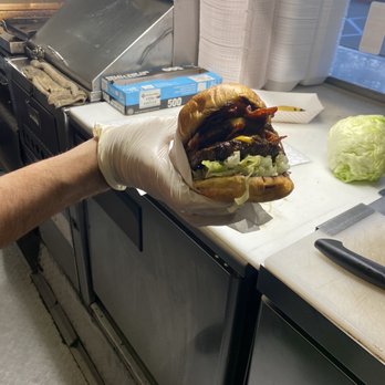 U-Doggee Catering - Double bacon cheeseburger - Hot Dogs Near Me - Anaheim, California U-Doggee Catering - Double bacon cheeseburger - Hot Dogs Near Me - Anaheim, California