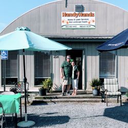 Handy Hands Home And Lawn Services - Owners Mr. Barry and Mrs. Wanda from our GRAND OPENING!! Servicing the Low Country for over 10 years!