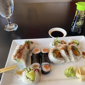 Jeju Restaurant - Asparagus tempura, kobocha squash, salmon roll - Sushi Bars Near Me - Fort Collins, Colorado Jeju Restaurant - Asparagus tempura, kobocha squash, salmon roll - Sushi Bars Near Me - Fort Collins, Colorado