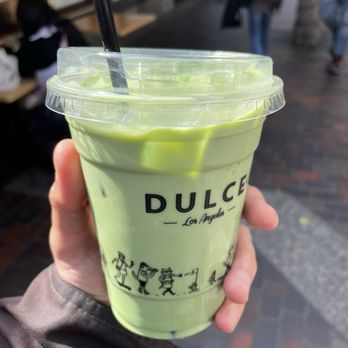 Cafe Dulce - Blueberry Matcha Latte - Coffee & Tea Near Me - Los Angeles, California