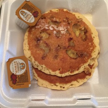 The Commons Neighborhood Eatery - Banana Walnut pancakes (2) short stack - Breakfast & Brunch Near Me - Foxborough, Massachusetts